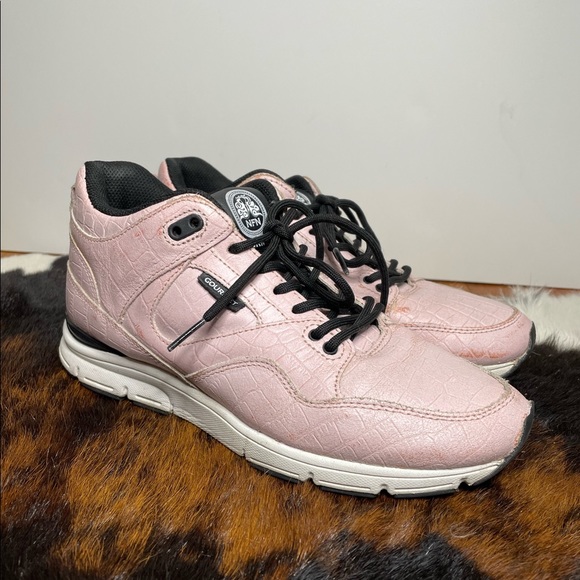 Gourmet | Ankle High Pink Sneakers - Picture 2 of 4